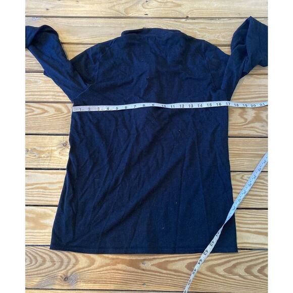 Patagonia 1/2 Zip Pullover Baselayer Jacket Size Medium Men’s Black - Picture 5 of 6